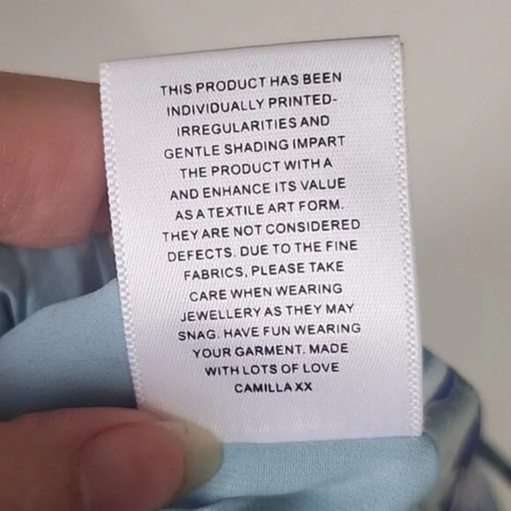 CAMILLA The Blue Market V Neck Fitted Dress Size XS b49 - Picture 14 of 16